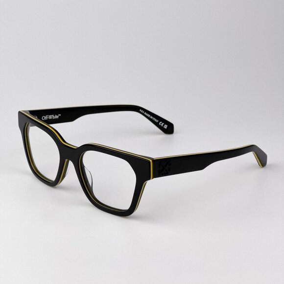 Off-White STYLE 7P Women Eyeglasses Black/Yellow Square | Model OERJ07P 1300 - Picture 5 of 11